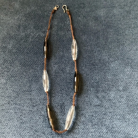 Chan Luu Smokey & Clear Quartz Necklace - Picture 2 of 9